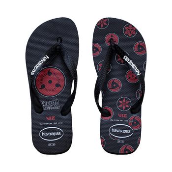 Chinelo-de-Dedo-Preto-e-Vermelho-Top-Naruto-|-Havaianas-Tamanho--37---Cor--PRETO-0